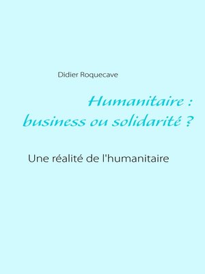 cover image of Humanitaire